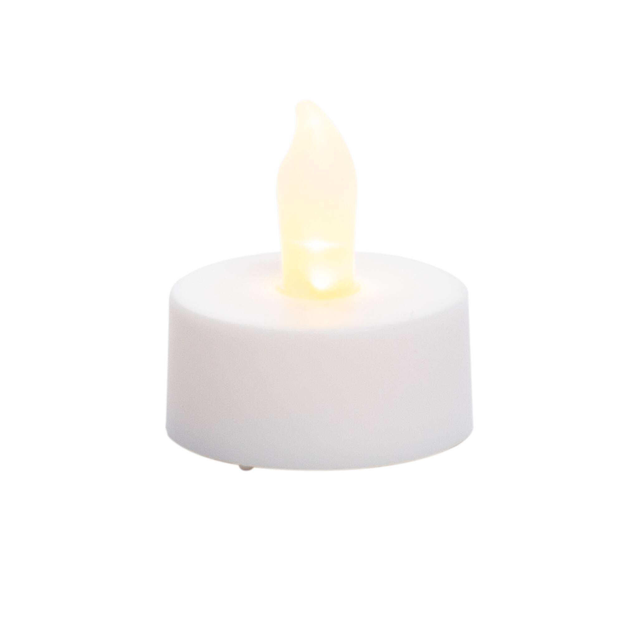 12 Packs: 4 ct. (48 total) White LED Twist Flame Tealight Candles by Ashland®